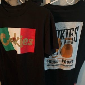 Cookies logo tshirts ALL 4 sold together